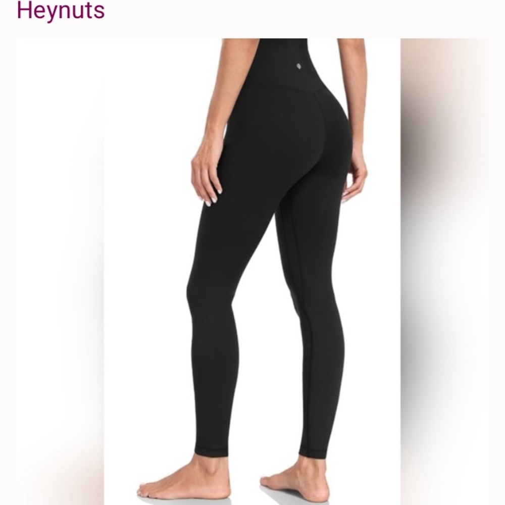 Hey Nuts Women's Classic Black Leggings S